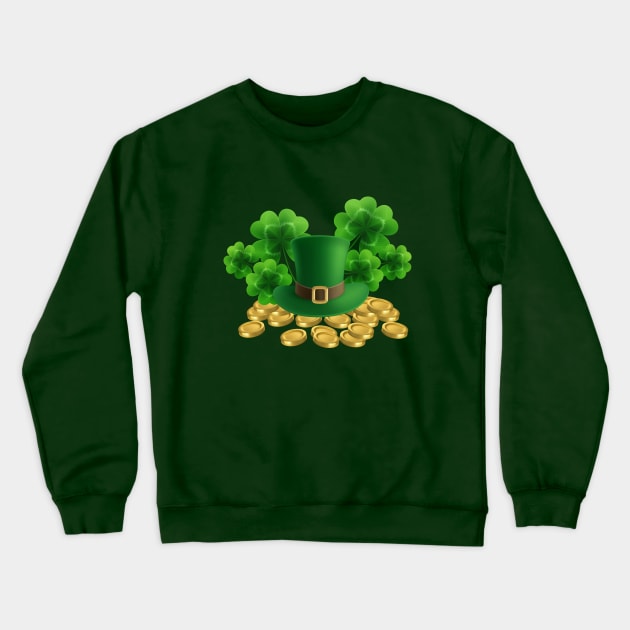 St. Patrick 's Day Crewneck Sweatshirt by Family of siblings